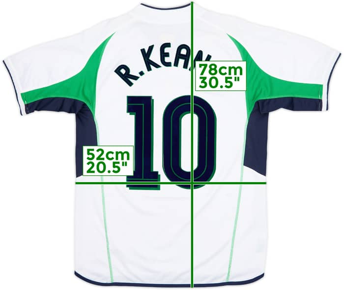 2002-03 Ireland Away Shirt R.Keane #10 - 8/10 - (M)