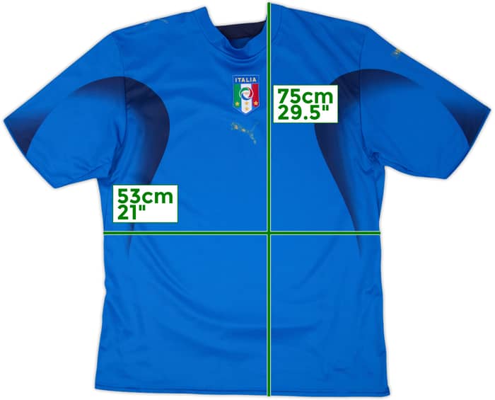 2006 Italy Home Shirt - 4/10 - (L)