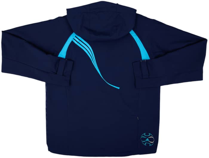 2007-08 Olympique Marseille adidas Hooded Track Jacket - 8/10 - (L)