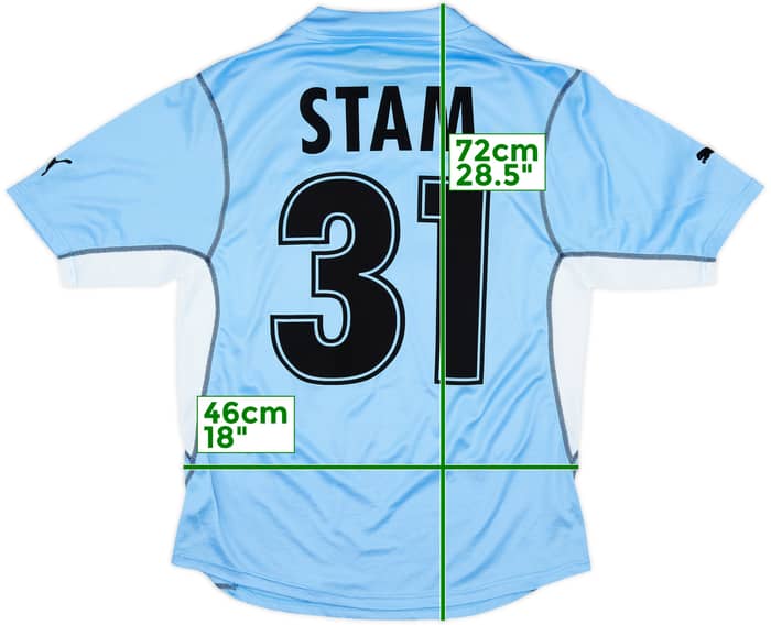 2001-02 Lazio Home Shirt Stam #31 - 8/10 - (M)