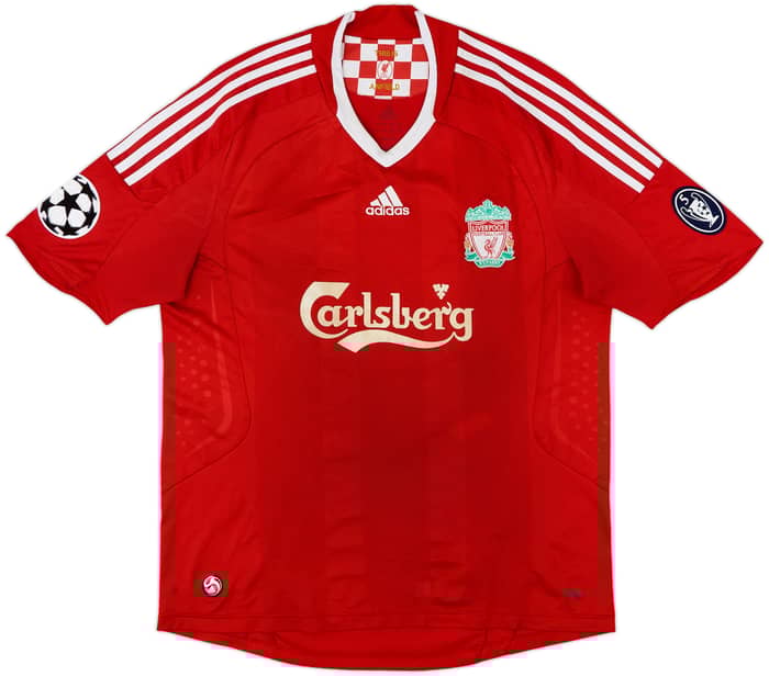 2008-10 Liverpool Home Shirt Gerrard #8 - 5/10 - (L)