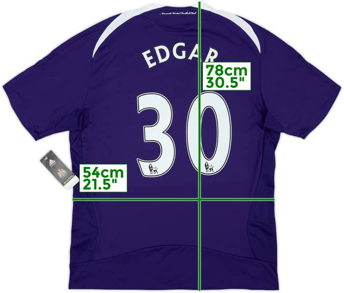2008-09 Newcastle Away Shirt Edgar #30 (L)