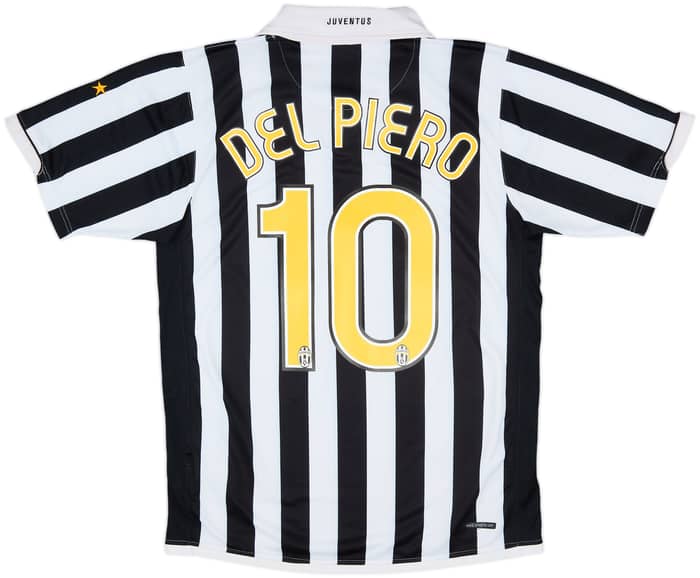 2006-07 Juventus Home Shirt Del Piero #10 - 8/10 - (M)