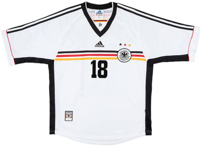 1998-00 Germany Home Shirt Klinsmann #18 - 9/10 - (L)