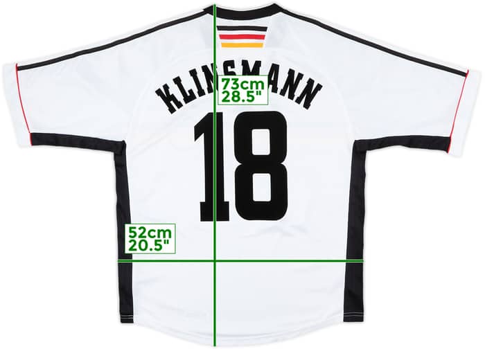 1998-00 Germany Home Shirt Klinsmann #18 - 9/10 - (L)