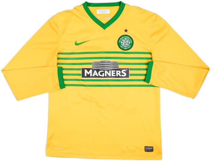 2013-14 Celtic Away L/S Shirt Virgil #5 - 8/10 - (M)