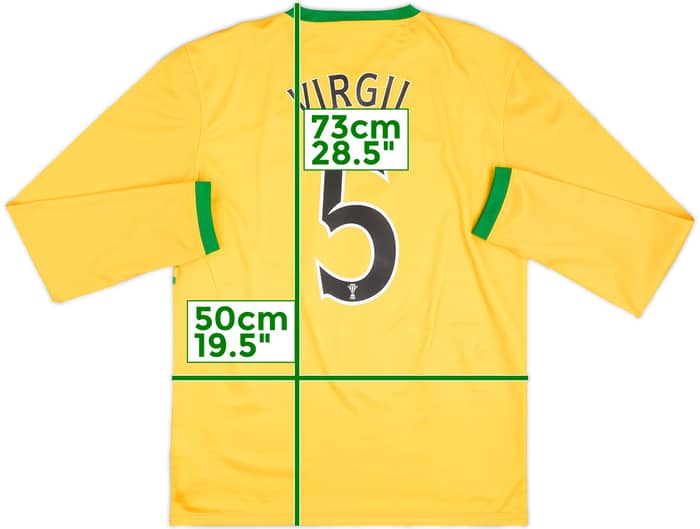 2013-14 Celtic Away L/S Shirt Virgil #5 - 8/10 - (M)