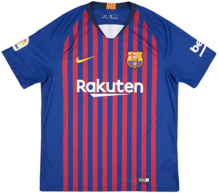 2018-19 Barcelona Camiseta de local Messi #10 - 10/10 - (L)