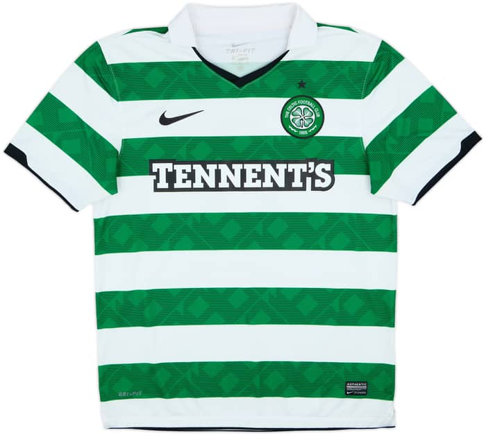 2010-12 Celtic Home Shirt Brown #8 - 7/10 - (M)