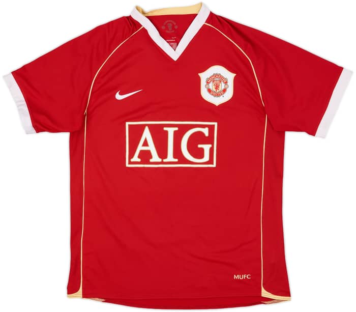 2006-07 Manchester United Home Shirt Solskjaer #20 - 8/10 - (M)