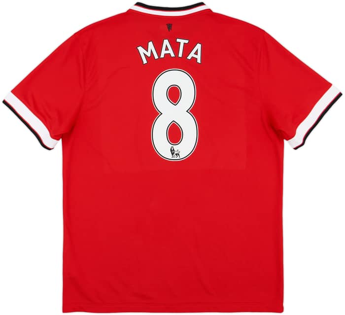 2014-15 Manchester United Home Shirt Mata #8 - 9/10 - (L)
