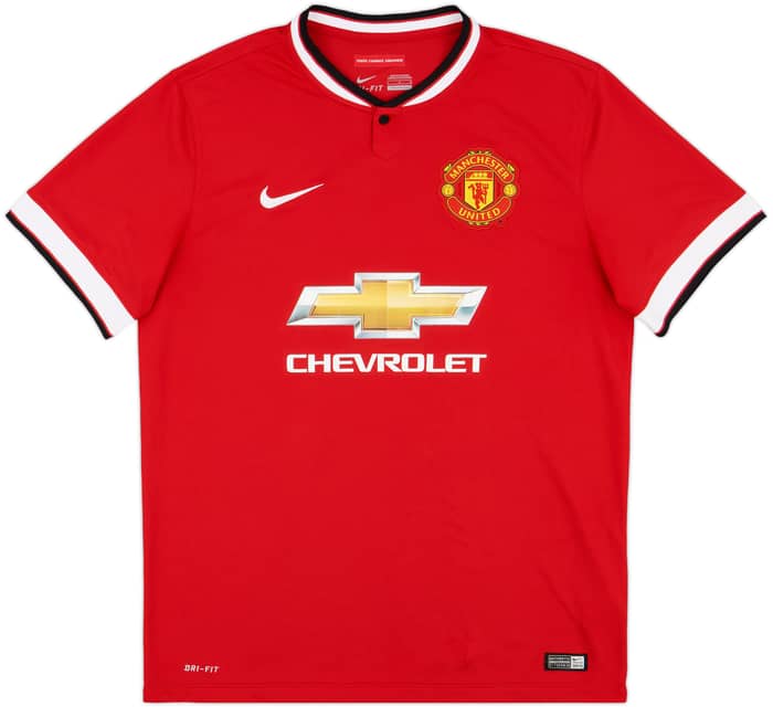 2014-15 Manchester United Home Shirt Mata #8 - 9/10 - (L)