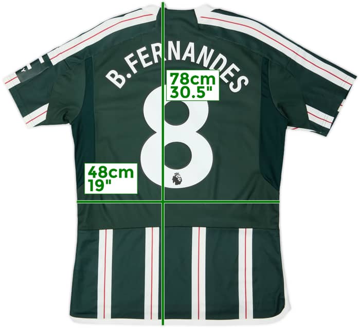 2023-24 Manchester United Away Shirt B.Fernandes #8 (M)