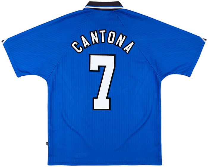 1996-98 Manchester United Third Shirt Cantona #7 - 9/10 - (L)
