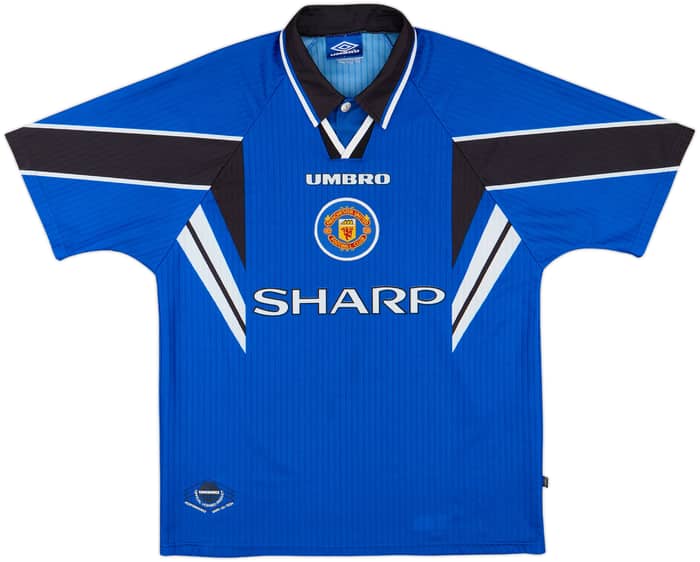 1996-98 Manchester United Third Shirt Cantona #7 - 9/10 - (L)