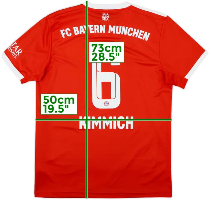 2022-23 Bayern Munich Home Shirt Kimmich #6 - 10/10 - (M)