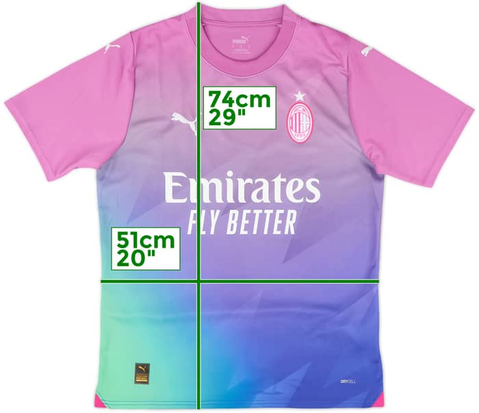 2023-24 AC Milan Third Shirt - 10/10 - (M)