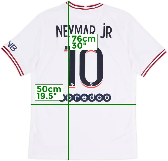 2021-22 Paris Saint-Germain Fourth Shirt Neymar Jr #10 - 10/10 - (M)