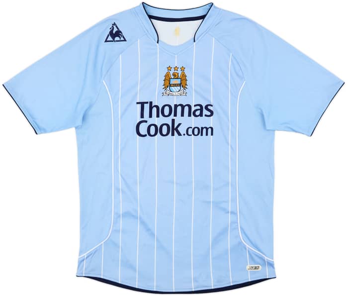 2007-08 Manchester City Home Shirt Elano #11 - 7/10 - (L)