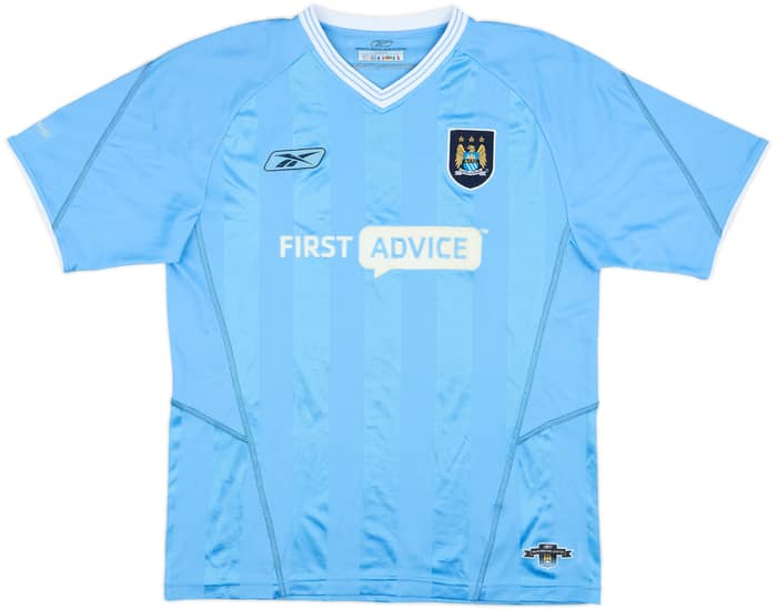 2003-04 Manchester City Home Shirt Anelka #39 - 8/10 - (M)