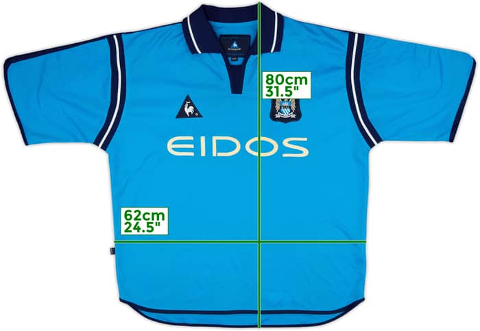 2001-02 Manchester City Home Shirt - 6/10 - (L)