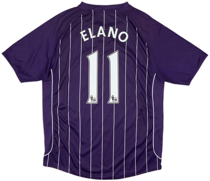2007-08 Manchester City Away Shirt Elano #11 - 8/10 - (L)