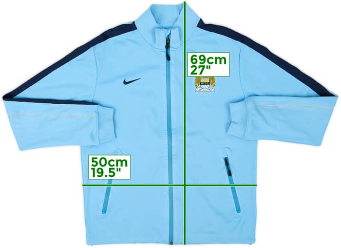 2014-15 Manchester City Nike Track Jacket - 8/10 - (S)