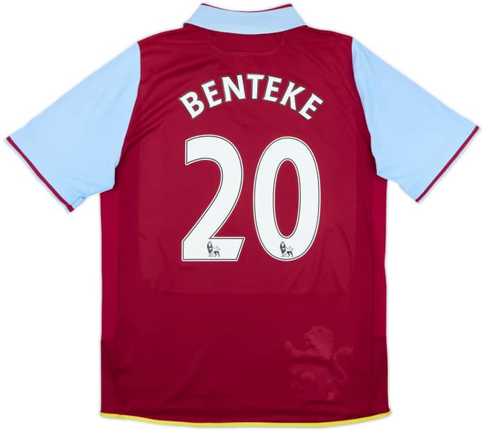 2012-13 Aston Villa Home Shirt Benteke #20 - 6/10 - (M)