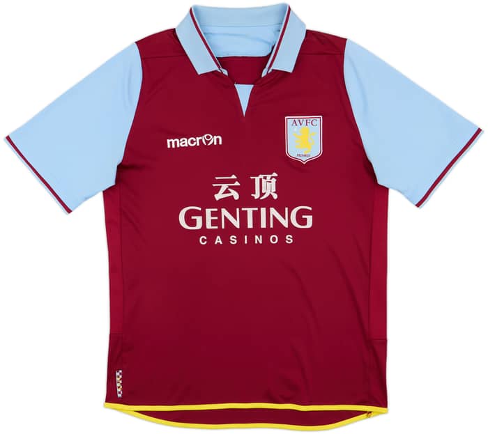 2012-13 Aston Villa Home Shirt Benteke #20 - 6/10 - (M)