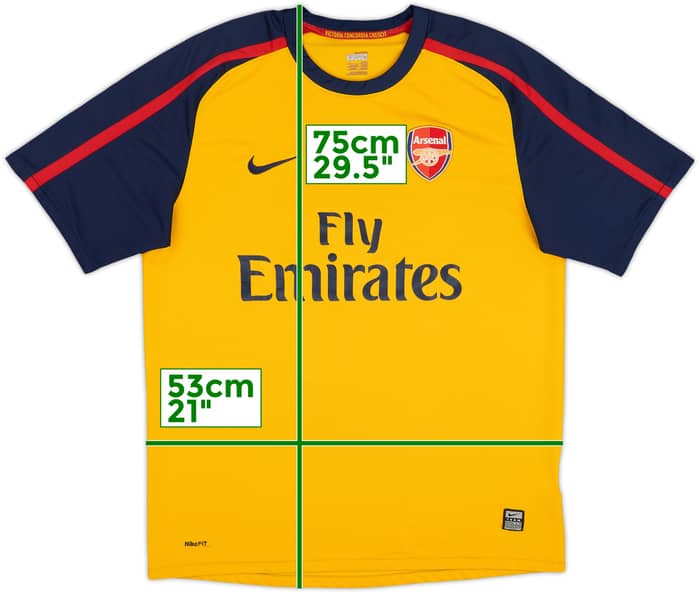2008-09 Arsenal Away Shirt - 5/10 - (L)