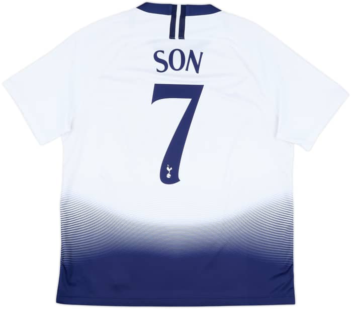 2018-19 Tottenham Home Shirt Son #7 - 8/10 - (XL)
