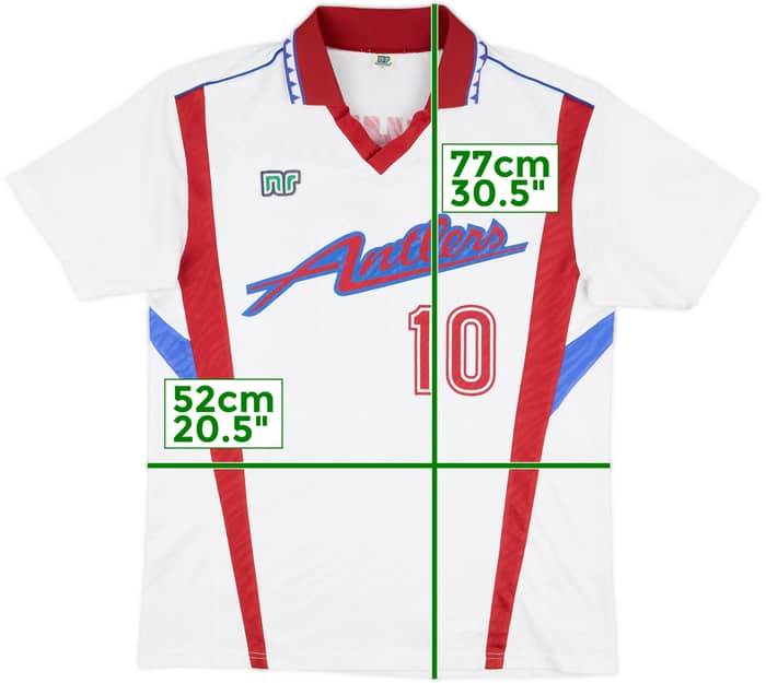 1992-93 Kashima Antlers Away Shirt #10 - 9/10 - (L)