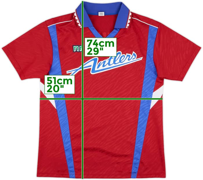 1992 Kashima Antlers Home Shirt - 10/10 - (M)