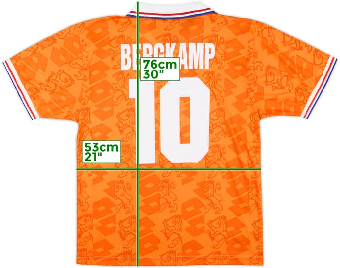 1994 Netherlands Home Shirt Bergkamp #10 - 8/10 - (L)