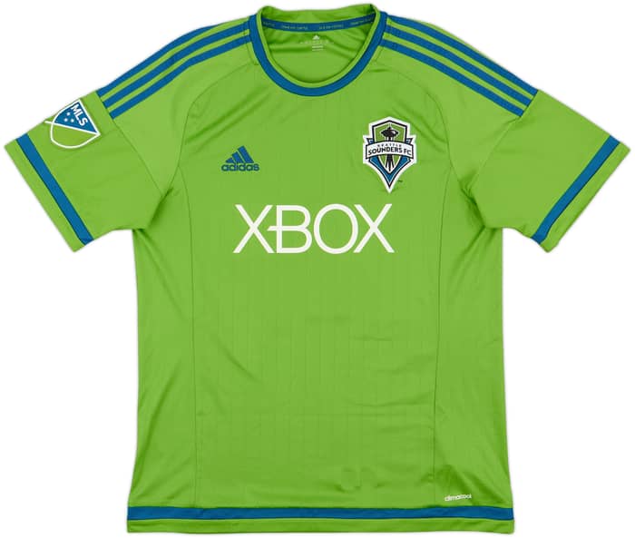 Camiseta adidas de local del Seattle Sounders 2015 Dempsey #2 - 9/10 - (L)
