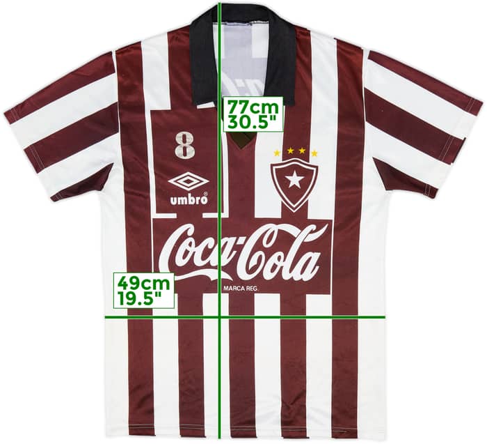 1992 Botafogo Home Shirt #8 - 6/10 - (M/L)