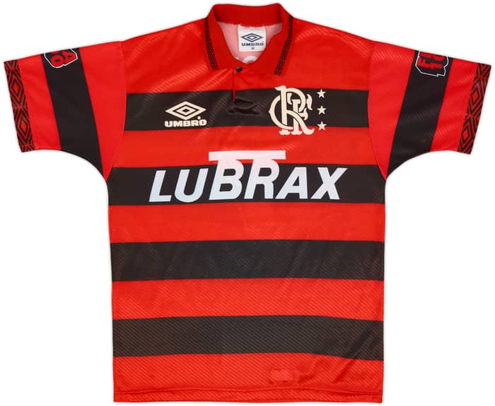 1994-95 Flamengo Centenary Home Shirt #7 - 9/10 - (M)