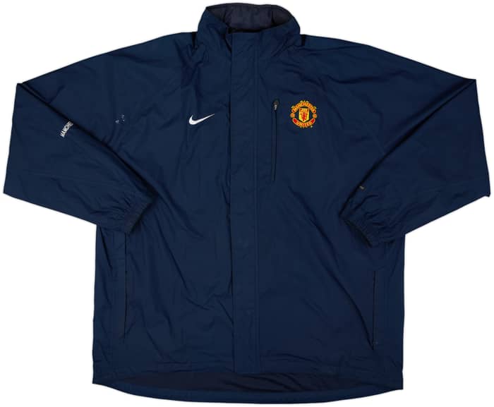 2005-06 Manchester United Nike Hooded Rain Jacket - 7/10 - (XXL)