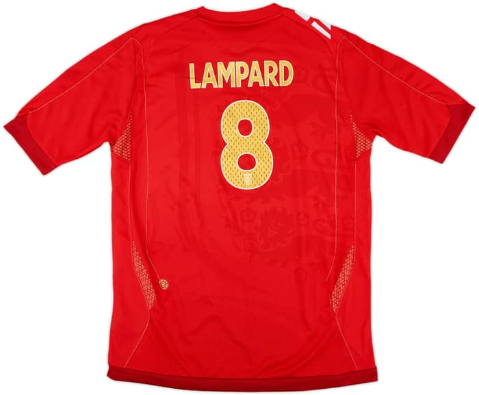 2006-08 England Away Shirt Lampard #8 - 8/10 - (XL.Boys)