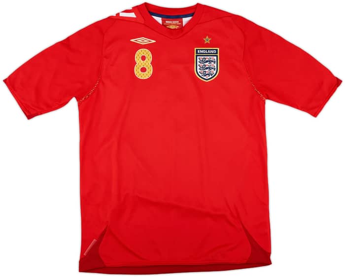 2006-08 England Away Shirt Lampard #8 - 8/10 - (XL.Boys)