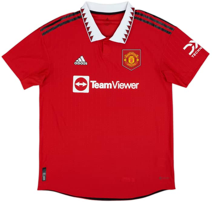 2022-23 Manchester United Authentic Home Shirt Ronaldo #7 - 8/10 - (XL)