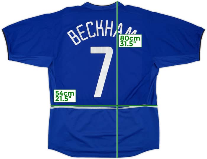 2002-03 Manchester United Third Shirt Beckham #7 - 7/10 - (L)