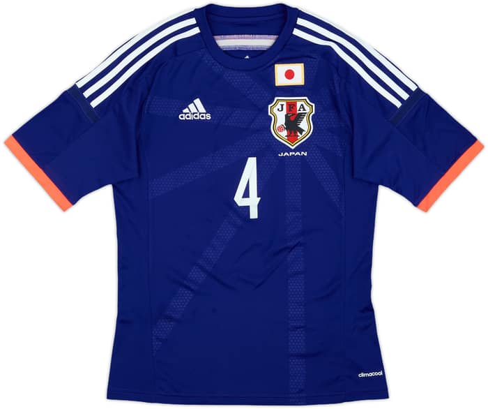 2013-15 Japan Home Shirt Honda #4 - 7/10 - (XS)