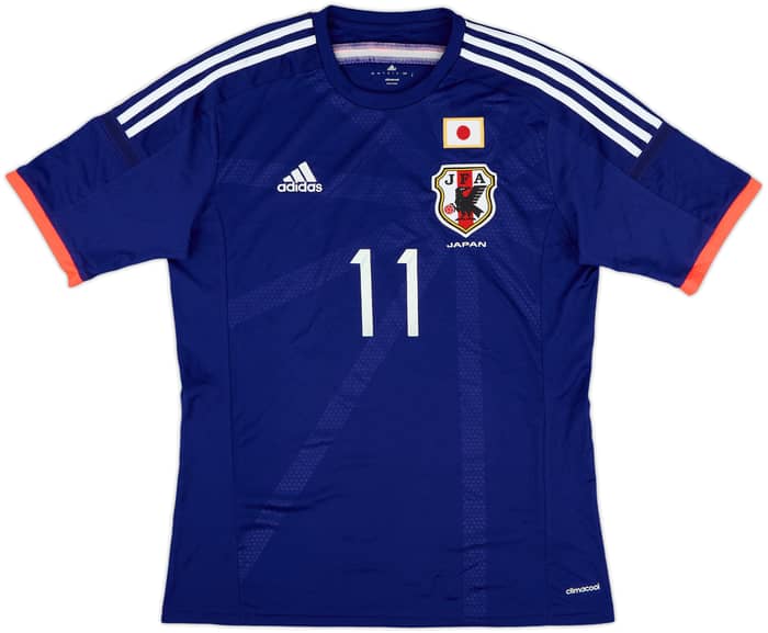 2013-15 Japan Home Shirt Kakitani #11 - 6/10 - (L)