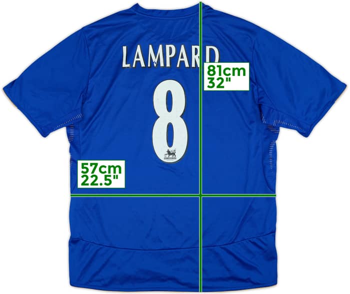 2005-06 Chelsea Centenary Home Shirt Lampard #8 - 6/10 - (XL)