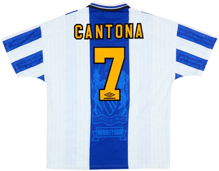 1994-96 Manchester United Third Shirt Cantona #7 - 9/10 - (XL)