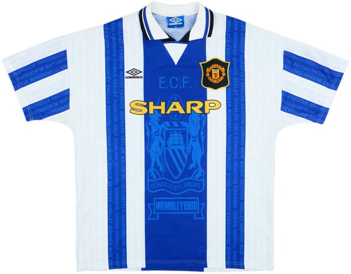 1994-96 Manchester United Third Shirt Cantona #7 - 9/10 - (XL)