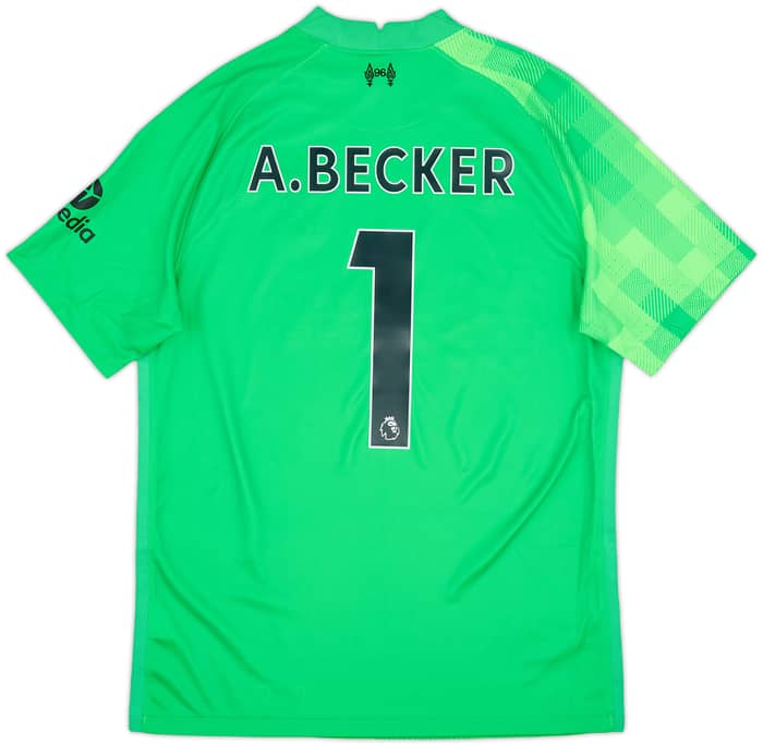 2021-22 Liverpool GK S/S Shirt A.Becker #1 (M)