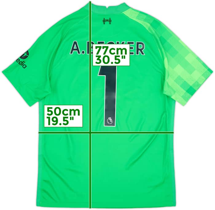 2021-22 Liverpool GK S/S Shirt A.Becker #1 (M)