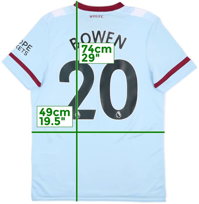 2021-22 West Ham Away Shirt Bowen #20 (M)